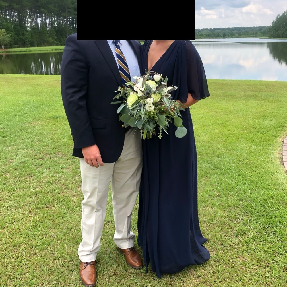 After Six Bridesmaids Dress Midnight Blue - Picture 1 of 4
